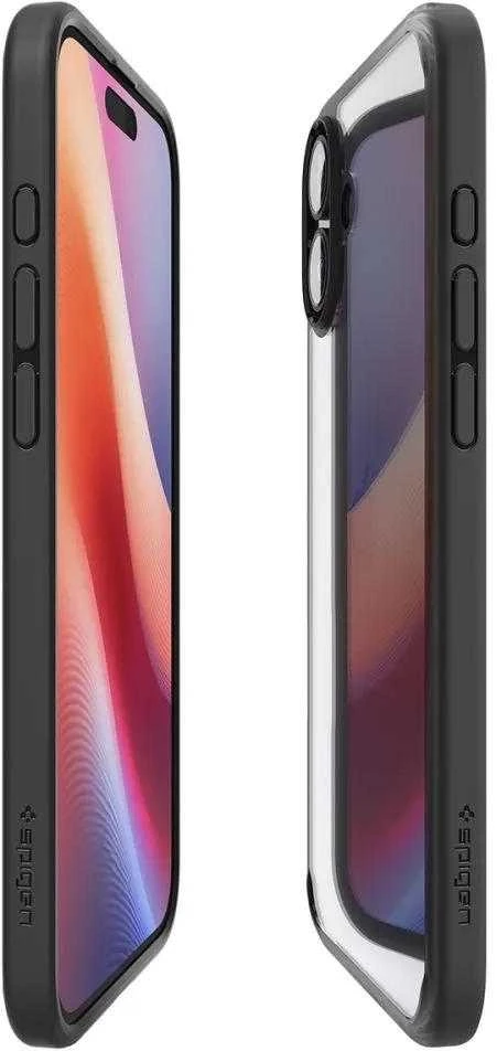 Dėklas Spigen Ultra Hybrid Apple iPhone 16 Plus 6.7″ matte juodos spalvos ACS08072