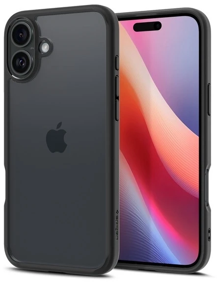 Dėklas Spigen Ultra Hybrid Apple iPhone 16 Plus 6.7″ matte juodos spalvos ACS08072