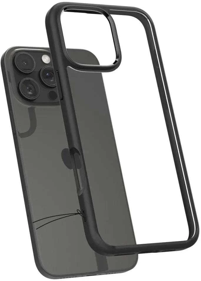 Spigen Ultra Hybrid Apple iPhone 16 Pro – dėklas telefonui juodos matinės spalvos