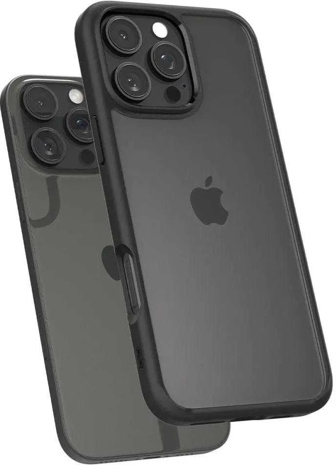 Spigen Ultra Hybrid Apple iPhone 16 Pro Max – dėklas telefonui juodos matinės spalvos