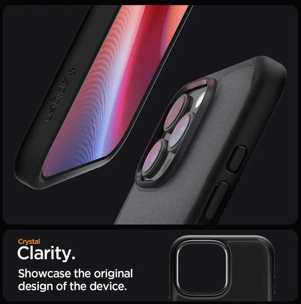 Spigen Ultra Hybrid Apple iPhone 16 Pro – dėklas telefonui juodos spalvos