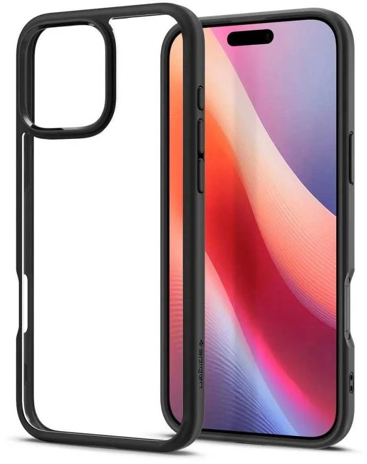 Spigen Ultra Hybrid Apple iPhone 16 Pro – dėklas telefonui juodos matinės spalvos