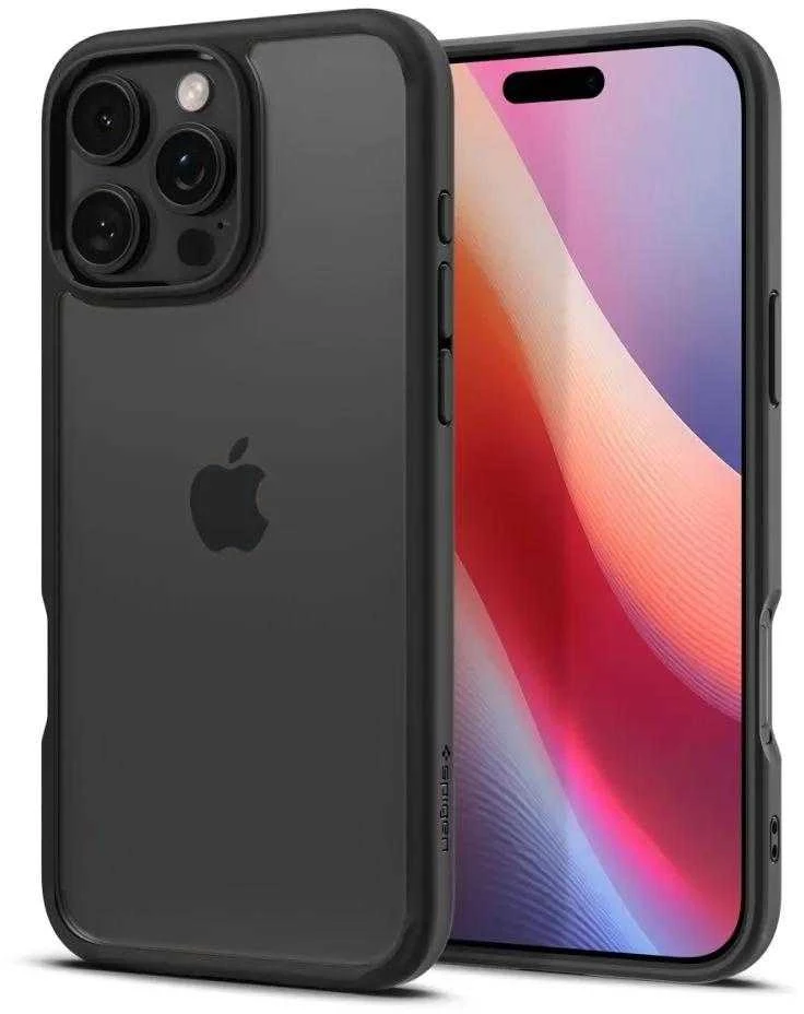 Spigen Ultra Hybrid Apple iPhone 16 Pro – dėklas telefonui juodos matinės spalvos