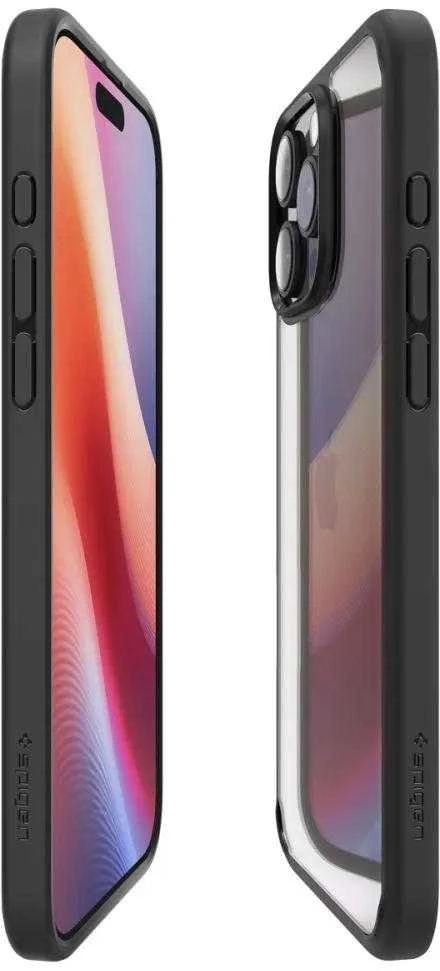 Spigen Ultra Hybrid Apple iPhone 16 Pro – dėklas telefonui juodos matinės spalvos