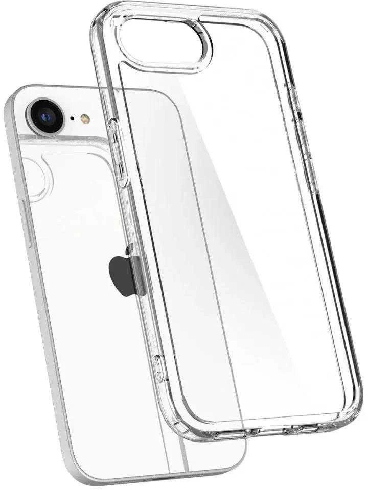 Spigen Ultra Hybrid iPhone 16e dėklas – skaidrus