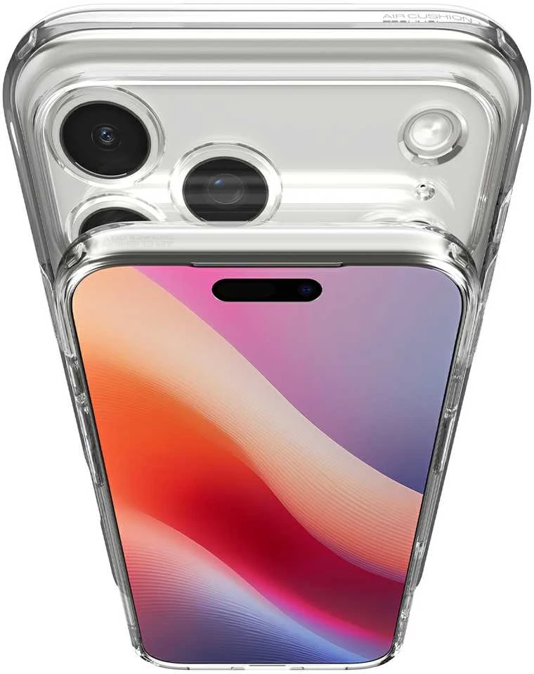 Dėklas „Spigen Ultra Hybrid“, krištolo skaidrumo – „iPhone 17 Pro Max“