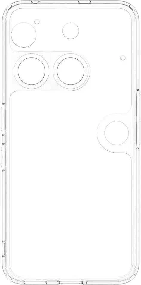 „Spigen Ultra Hybrid“ dėklas, skirtas „Nothing Phone 3“ – skaidrus