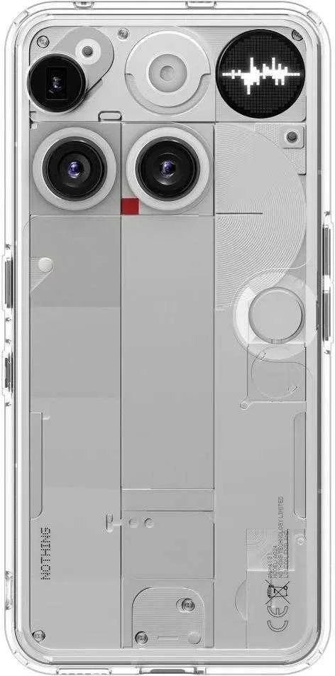 „Spigen Ultra Hybrid“ dėklas, skirtas „Nothing Phone 3“ – skaidrus
