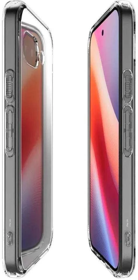 „Spigen Ultra Hybrid“ dėklas, skirtas „Google Pixel 9A“ – skaidrus