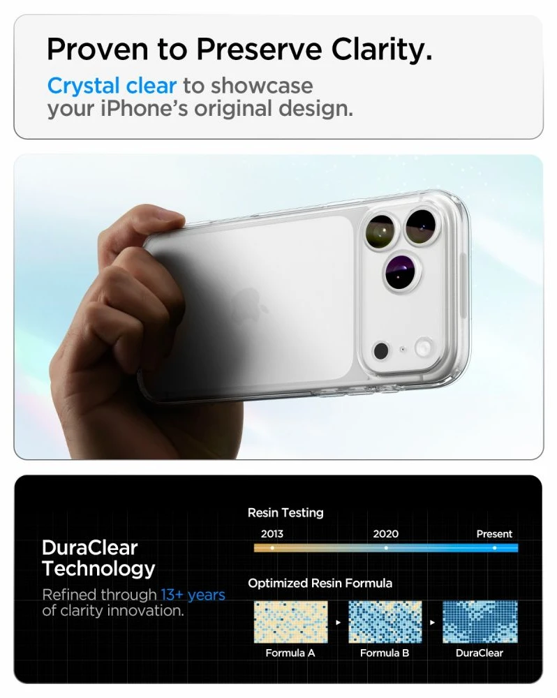 Spigen Ultra Hybrid iPhone 17 Pro Max / 18 Pro Max SKAIDRUS DĖKLAS