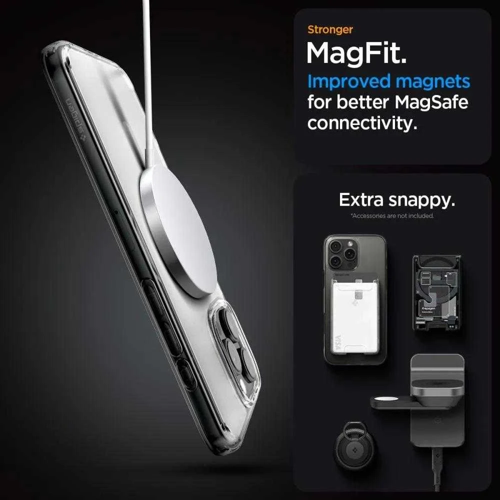 Spigen Ultra Hybrid Mag MagSafe Apple iPhone 16 Pro – dėklas telefonui skaidrus
