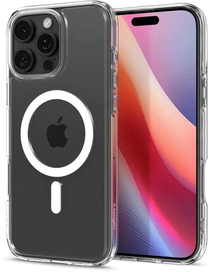 Spigen Ultra Hybrid Mag MagSafe Apple iPhone 16 Pro Max – dėklas telefonui baltos spalvos