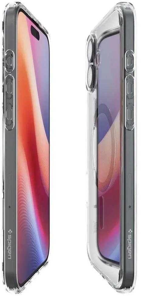 Spigen dėklas ULTRA HYBRID MAG compatible su MagSafe skirtas Apple iPhone 16 Plus juodos spalvos