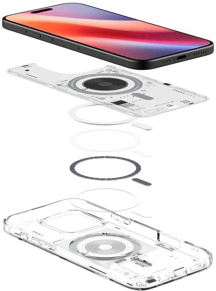 Dėklas „Spigen Ultra Hybrid MagSafe“, „Neo One“ – „Apple iPhone 16 Pro Max“