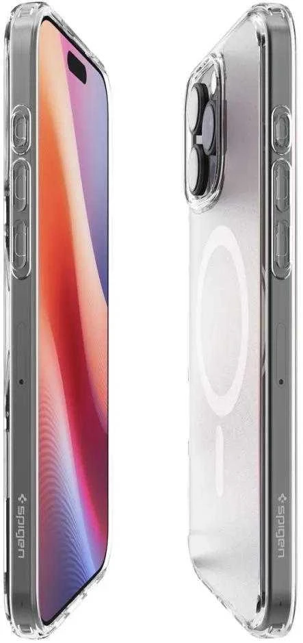 Spigen Ultra Hybrid Mag MagSafe – dėklas skirtas Apple iPhone 16 Pro Max Frost Clear