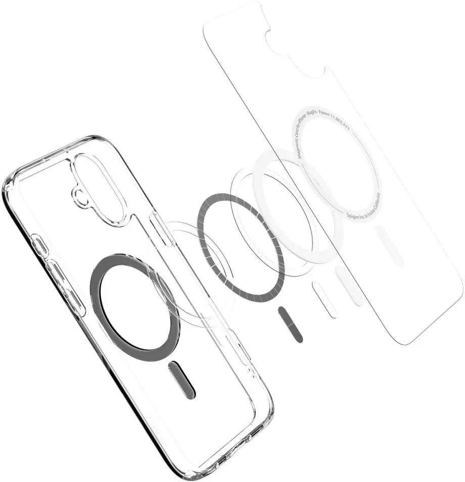 Spigen dėklas ULTRA HYBRID MAG compatible su MagSafe skirtas Apple iPhone 16 Plus juodos spalvos