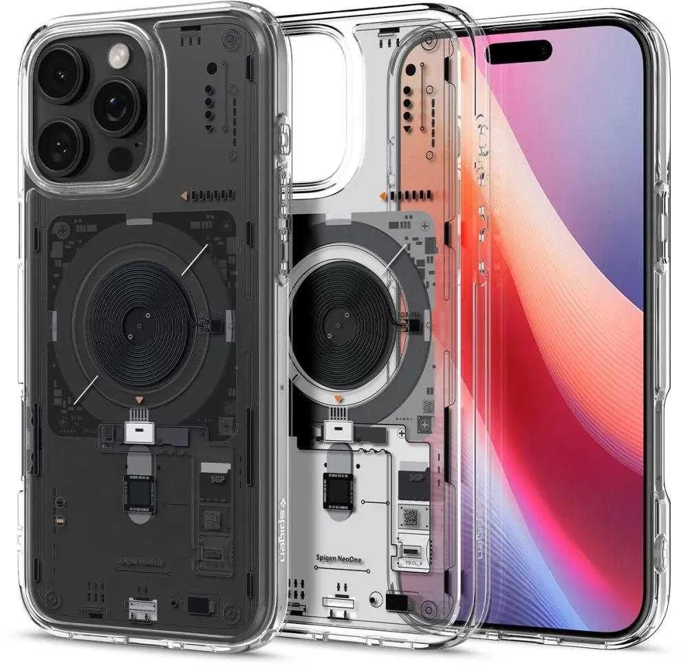 Dėklas „Spigen Ultra Hybrid MagSafe“, „Neo One“ – „Apple iPhone 16 Pro Max“