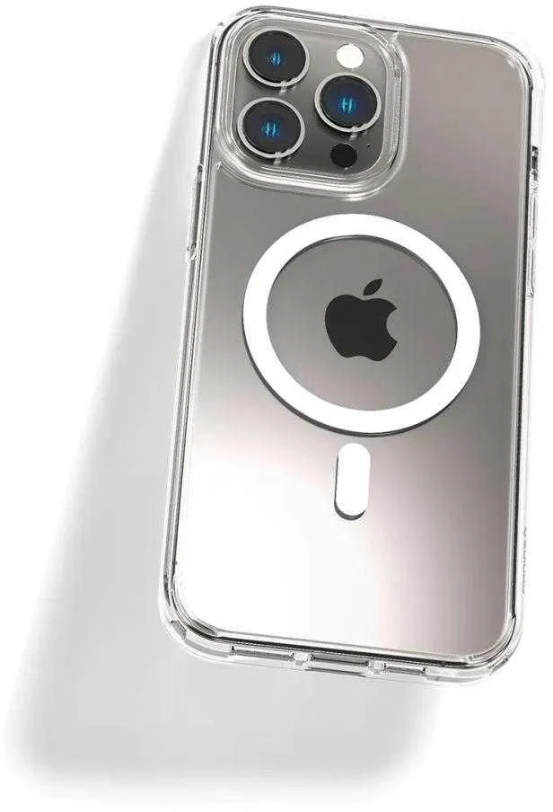 Spigen Ultra Hybrid (MagFit) dėklas skirtas Apple iPhone 14 Pro, spalva - Balta