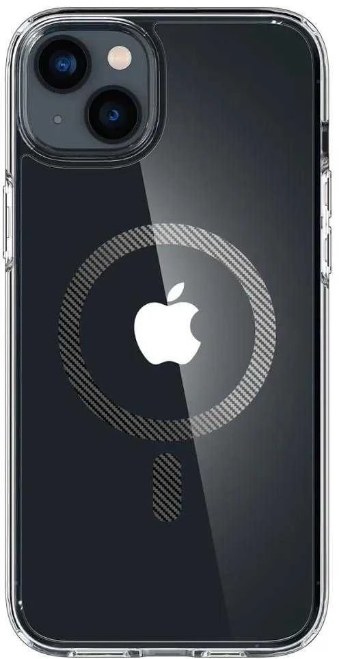 Spigen Ultra Hybrid (MagFit) dėklas skirtas Apple iPhone 14 Plus, spalva - Carbon Fiber