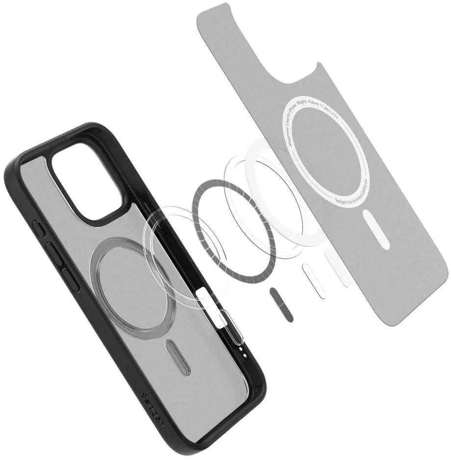 Spigen Ultra Hybrid Mag MagSafe Apple iPhone 16 Pro Max – dėklas telefonui juodos spalvos