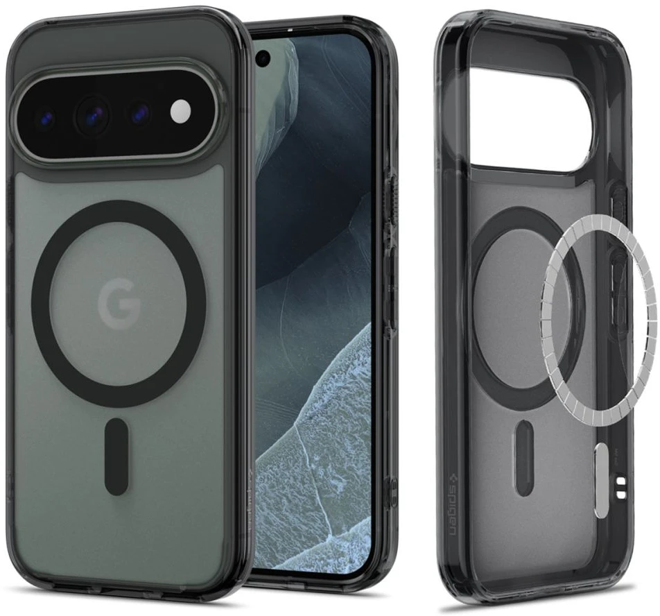 SPIGEN ULTRA HYBRID MAG MAGSAFE DĖKLAS GOOGLE PIXEL 11 PRO FROST Juodas