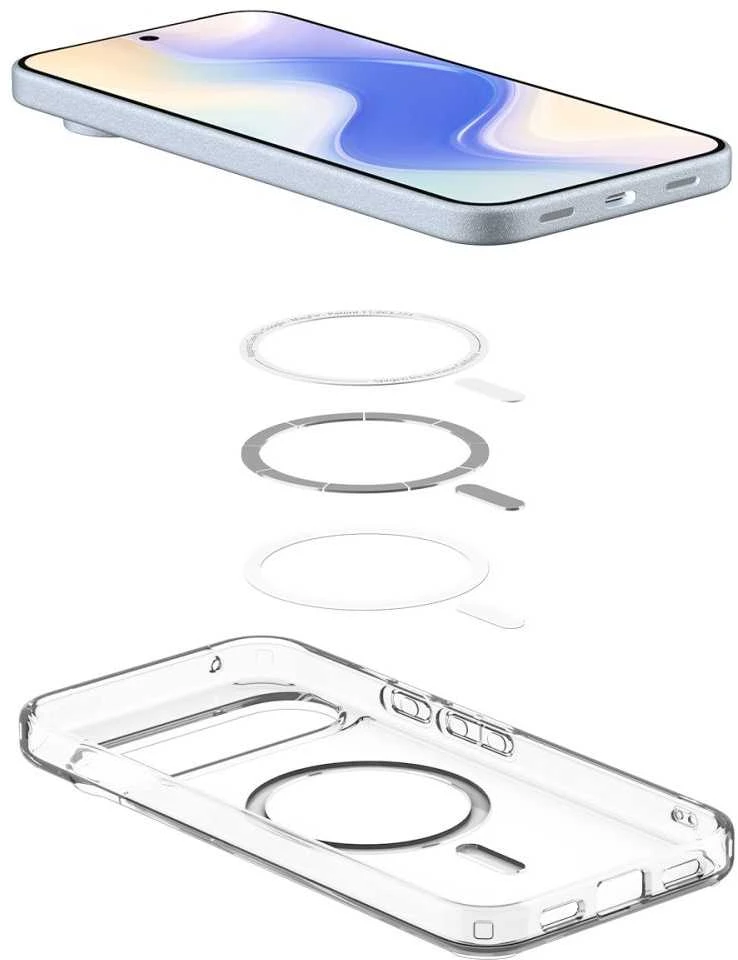 Dėklas SPIGEN ULTRA HYBRID MAG MAGSAFE GOOGLE PIXEL 10 PRO XL CLEAR/Baltas