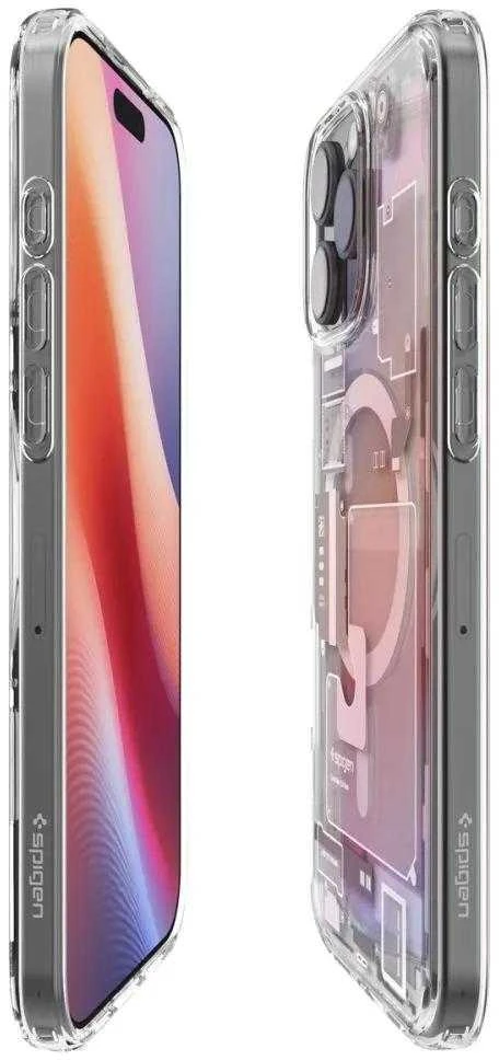 Spigen Ultra Hybrid Mag MagSafe – dėklas skirtas Apple iPhone 16 Pro Max Zero One Natural Titanium