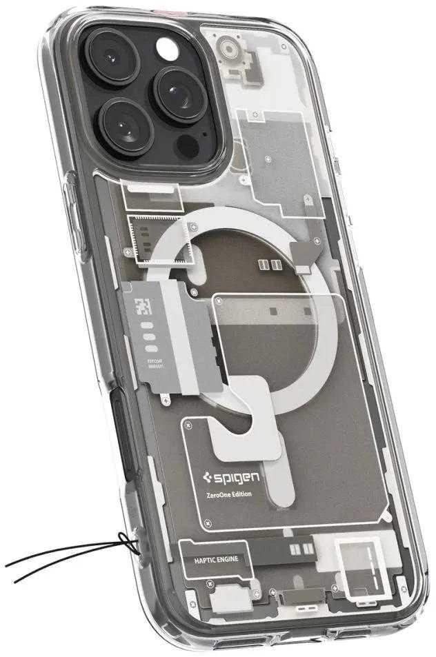 Spigen Ultra Hybrid Mag MagSafe – dėklas skirtas Apple iPhone 16 Pro Max Zero One Natural Titanium