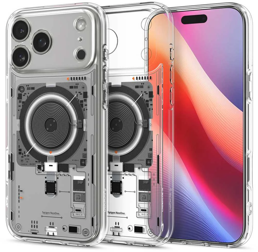 Dėklas „Spigen Ultra Hybrid MagSafe“, „Neo One“ – „iPhone 17 Pro Max“