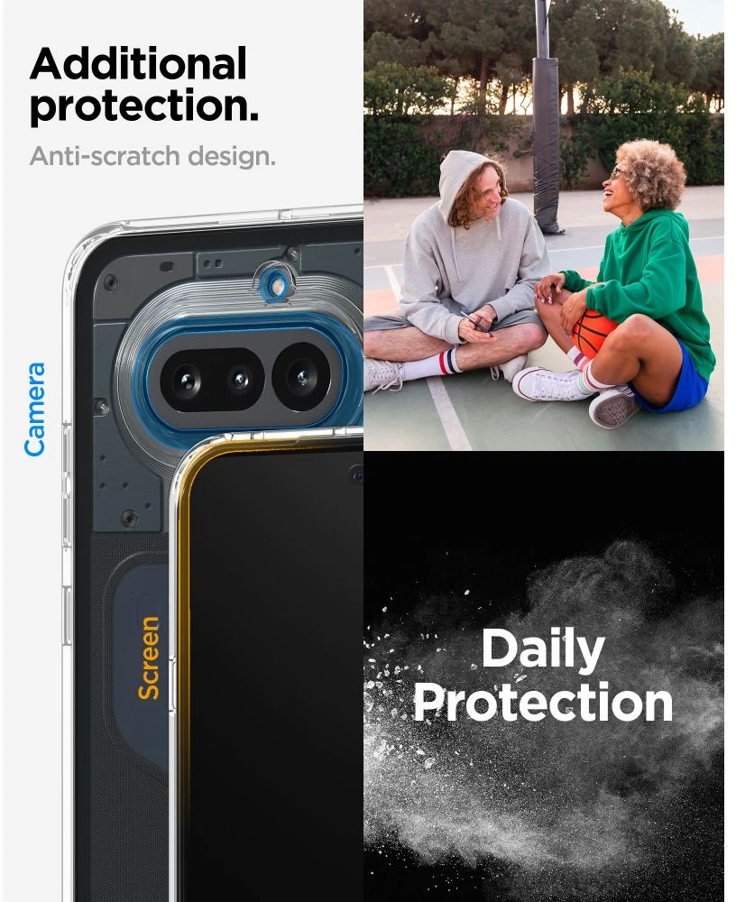 Spigen ULTRA HYBRID NOTHING PHONE 4A SKAIDRUS DĖKLAS