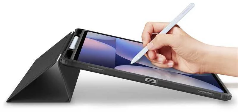 Spigen Ultra Hybrid Pro, juodas - Samsung Galaxy Tab S10/S9/S8 Ultra