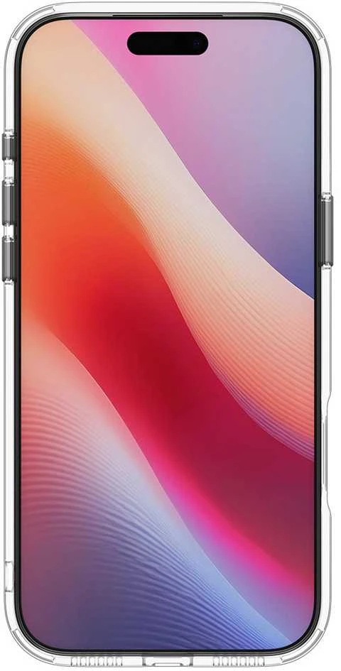 Dėklas Spigen „Ultra Hybrid S MagSafe“, skaidriai baltas – „iPhone 17 Pro Max“