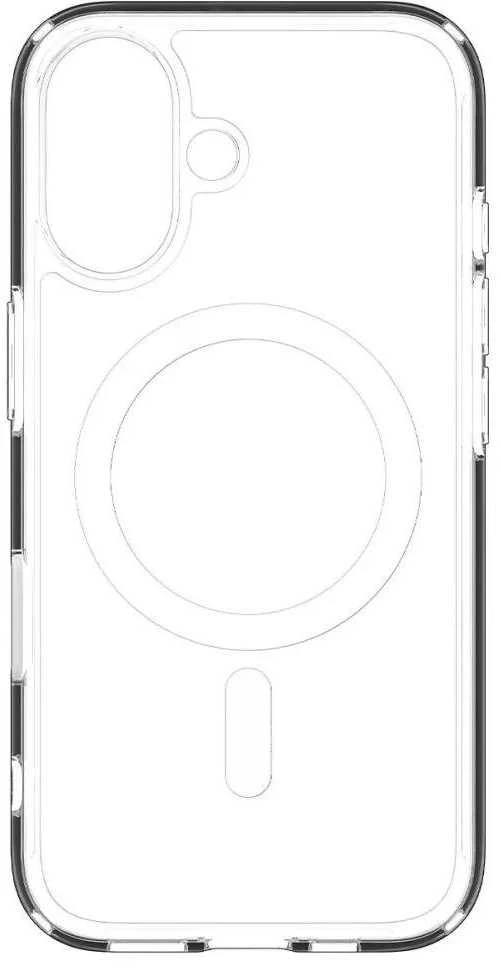 „Spigen Ultra Hybrid“ „T“ „MagSafe“ dėklas iPhone 16 telefonui – Baltas