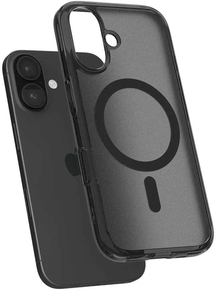 Dėklas Spigen Ultra Hybrid ”T” Mag Magsafe iPhone 16 juoda
