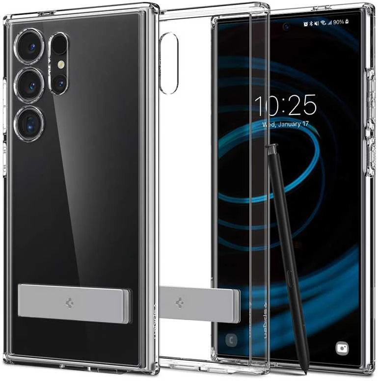 Spigen Ultra Hybrid S – dėklas skirtas Samsung Galaxy S24 Ultra Transparent