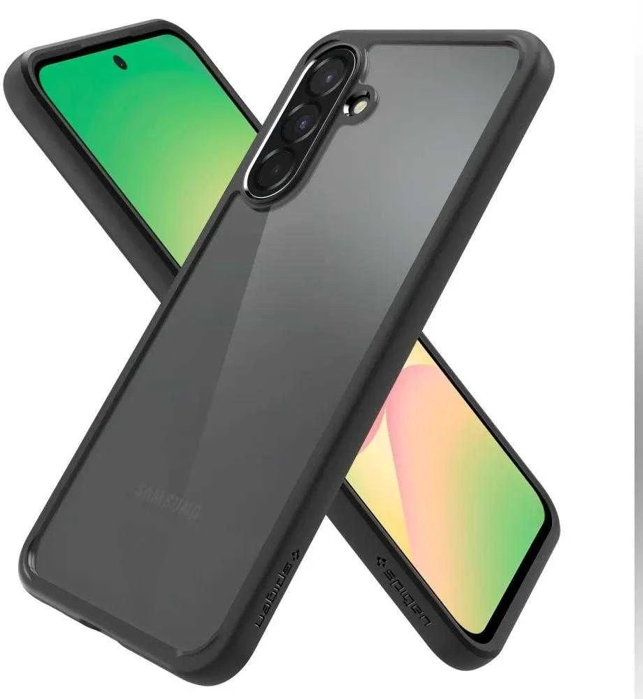 Spigen Ultra Hybrid Samsung Galaxy A56 5G – Matte dėklas telefonui juodos spalvos