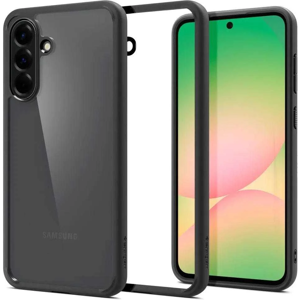 Spigen Ultra Hybrid Samsung Galaxy A56 5G – Matte dėklas telefonui juodos spalvos