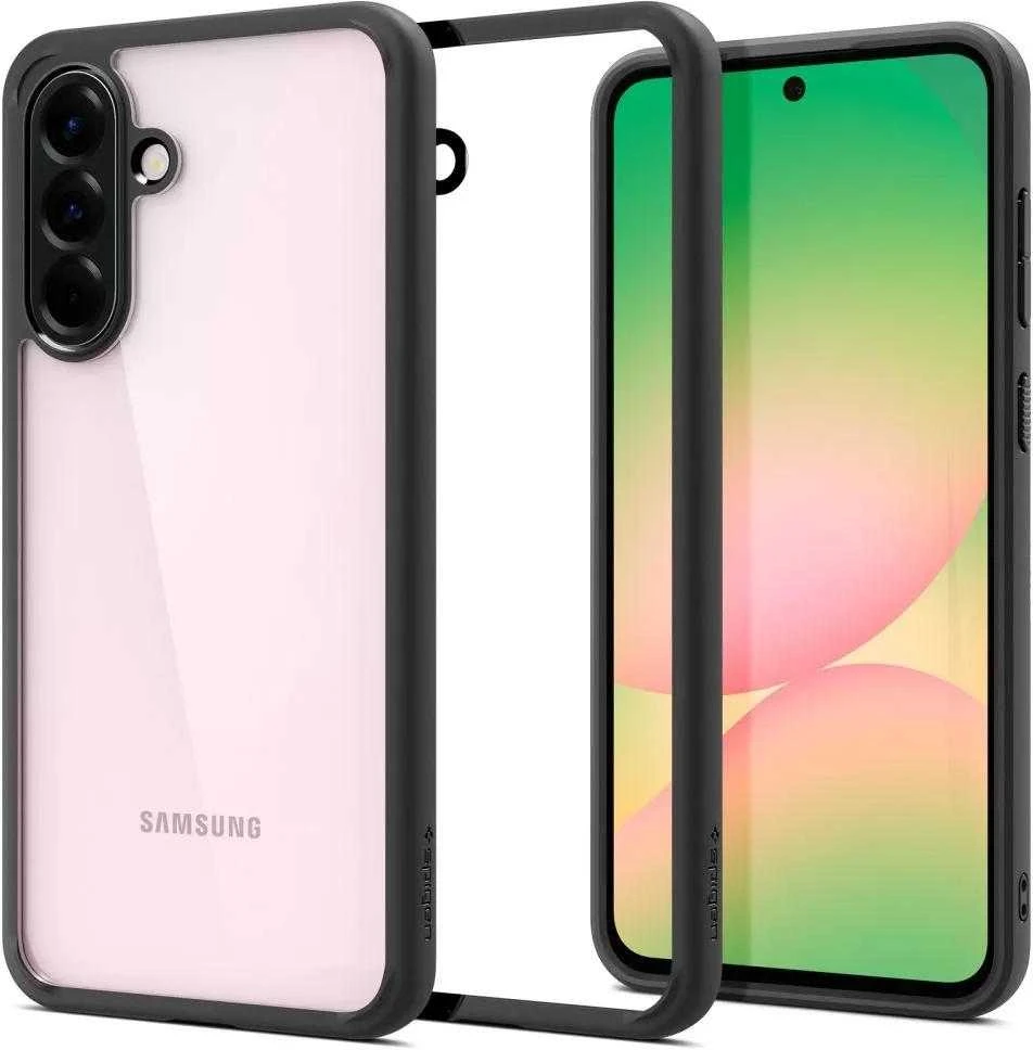 Spigen Ultra Hybrid Samsung Galaxy A56 5G – Matte dėklas telefonui juodos spalvos