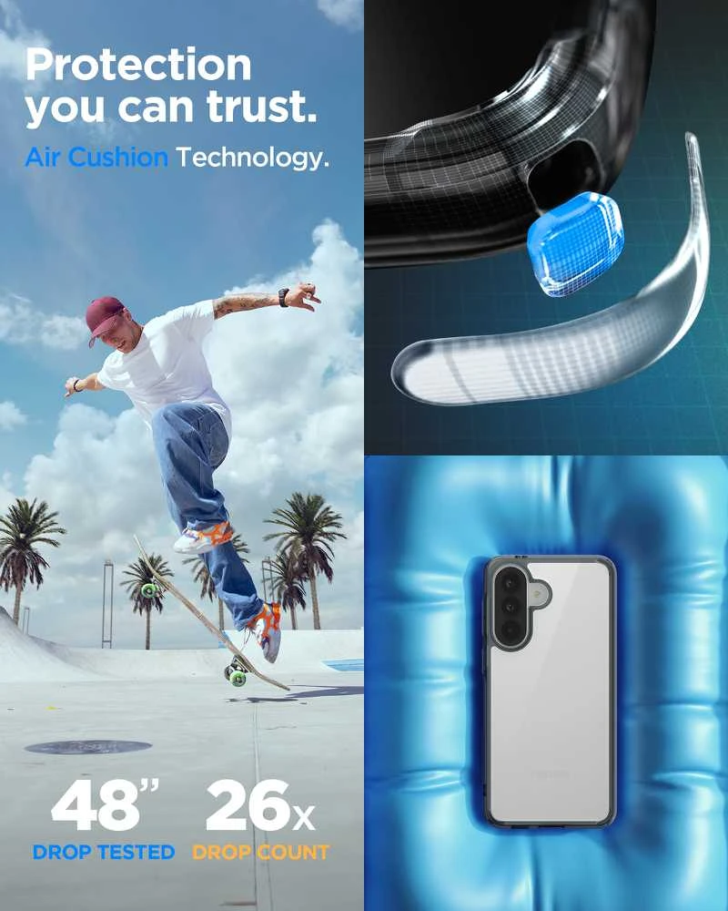 Spigen ULTRA HYBRID Samsung Galaxy A57 5G dėklas SPACE CRYSTAL