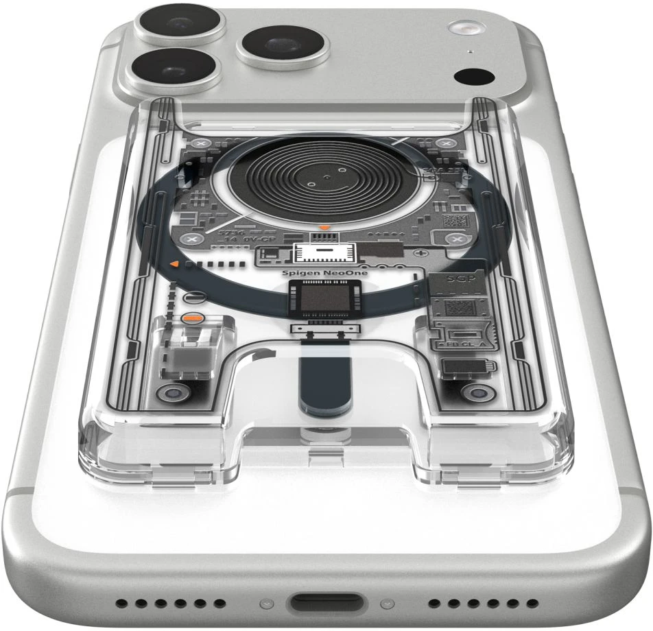 Spigen ULTRA HYBRID Wallet MagSafe MAGNETINIS KORTELIŲ DĖKLAS NEO ONE