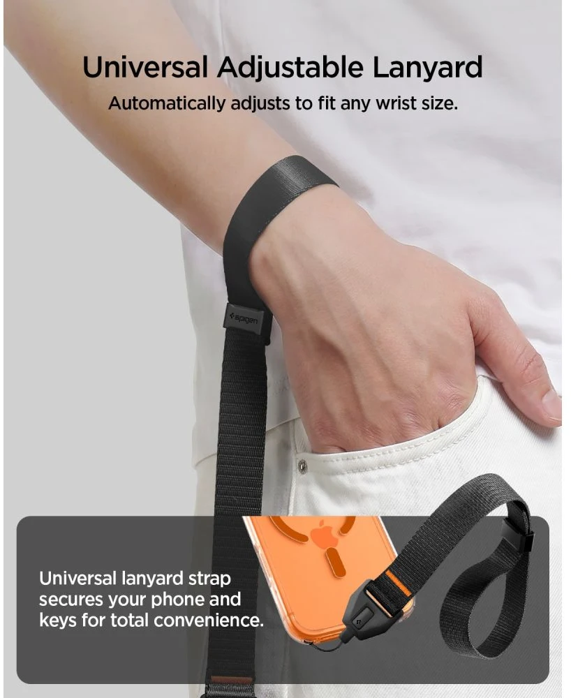 SPIGEN UNIVERSALUS REGULIUOJAMAS RIEŠO DIRŽELIS Juodas