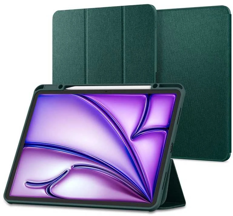 Spigen Urban Fit – dėklas skirtas Apple iPad Pro 13 M4, 2024 Midnight Žalias