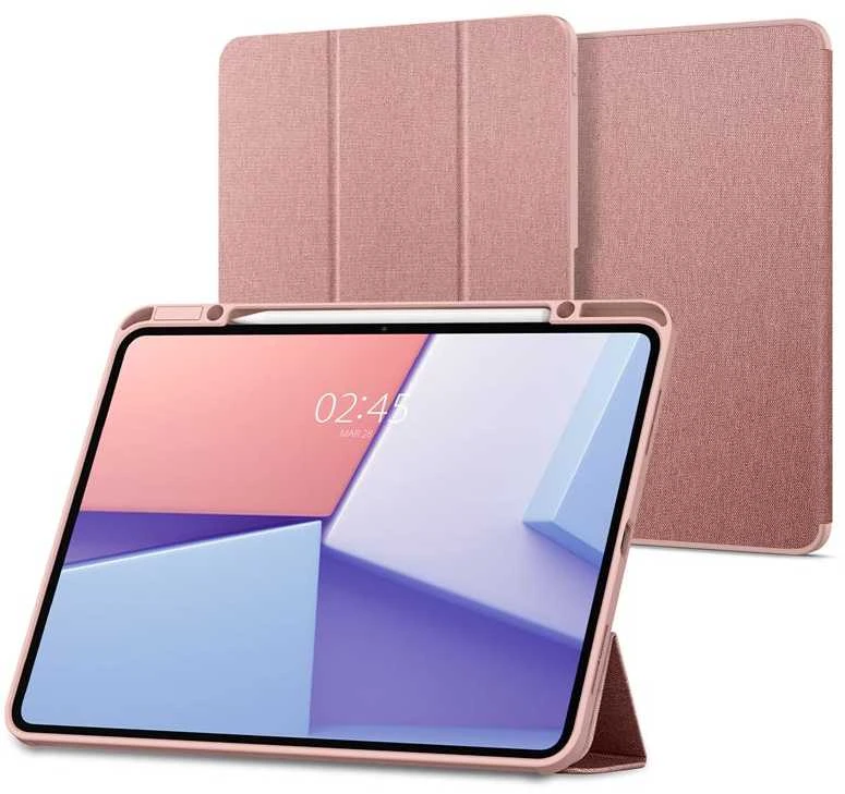 Spigen Urban Fit – dėklas skirtas Apple iPad Pro 13 M4, 2024 Rose Gold