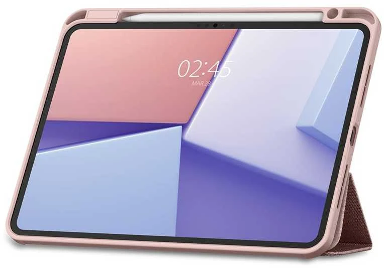 Spigen Urban Fit dėklas skirtas Apple iPad Pro 11" 5 / 6 / 2024-2025 – rožinės spalvos
