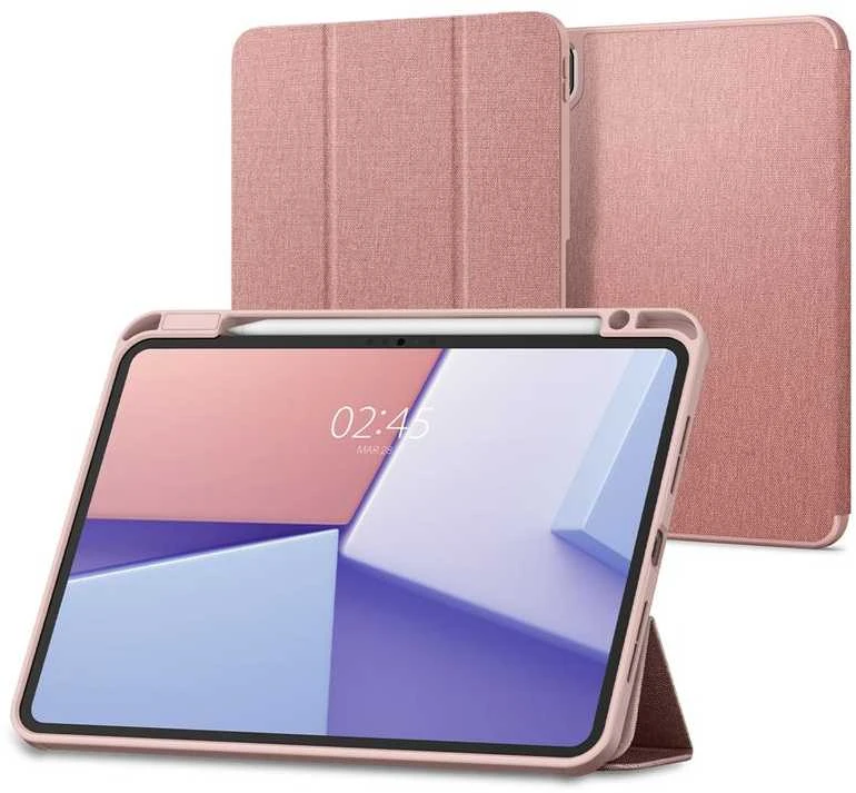Spigen Urban Fit dėklas skirtas Apple iPad Pro 11" 5 / 6 / 2024-2025 – rožinės spalvos