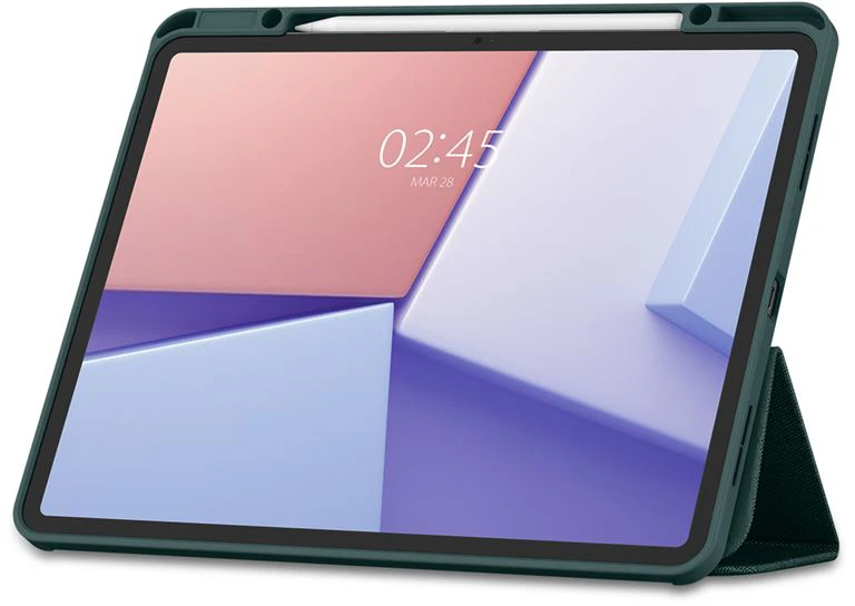 Spigen Urban Fit, midnight žalias – Apple iPad Air 13″ 2024/2025/2026