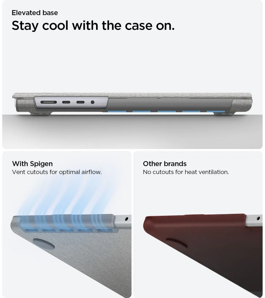 SPIGEN URBAN FIT MACBOOK PRO 14 M1-M5 / M5 PRO / M5 PRO MAX 2021-2026 PILKAS (HEATHER Pilkas)
