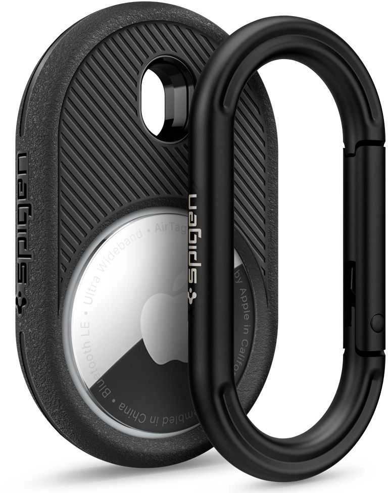 Spigen Vault dėklas skirtas Apple AirTag – Matte juodos spalvos