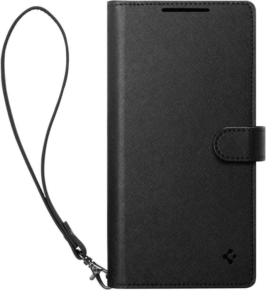 Spigen Wallet "S" Samsung Galaxy S25 Plus – dėklas telefonui juodos spalvos