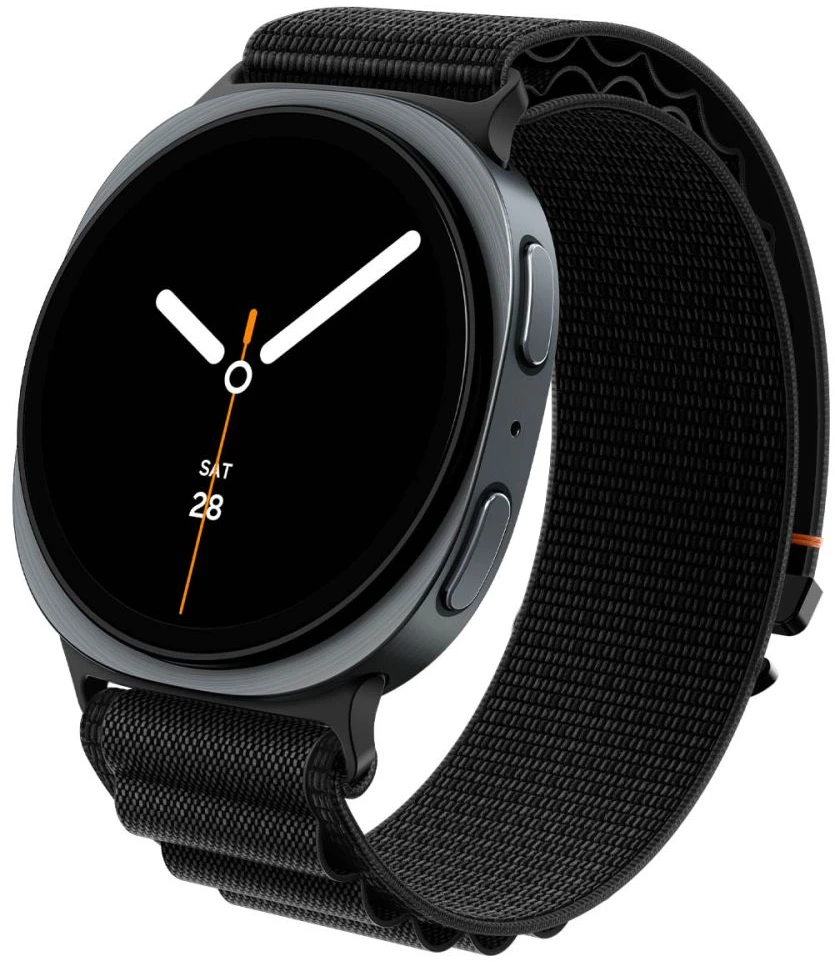 Spigen WBF1 DIRŽELIS Samsung Galaxy WATCH 8 / 9 / CLASSIC (40 / 44 / 46 MM) Juodas